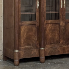 Grand 19th Century French Second Empire Mahogany Bookcase
