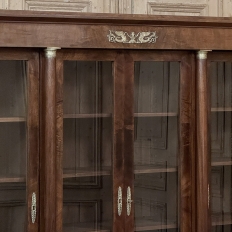 Grand 19th Century French Second Empire Mahogany Bookcase
