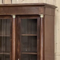 Grand 19th Century French Second Empire Mahogany Bookcase