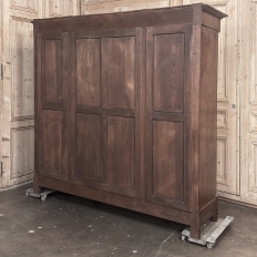 Grand 19th Century French Second Empire Mahogany Bookcase