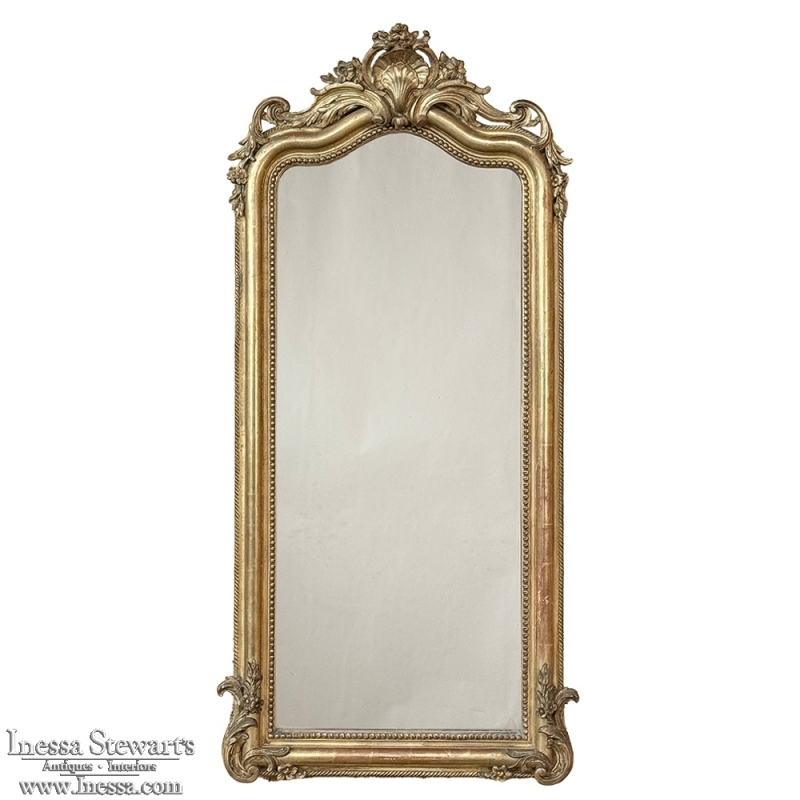 19th Century French Napoleon III Period Gilded Mirror