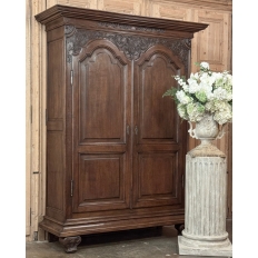 Grand 18th Century Country French Louis XIV Armoire