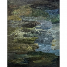 Framed Oil Painting on Panel by Van Herberigs with BOOK