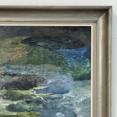 Framed Oil Painting on Panel by Van Herberigs with BOOK