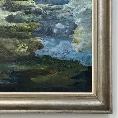 Framed Oil Painting on Panel by Van Herberigs with BOOK