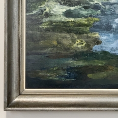 Framed Oil Painting on Panel by Van Herberigs with BOOK