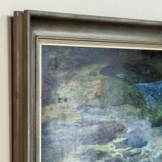 Framed Oil Painting on Panel by Van Herberigs with BOOK