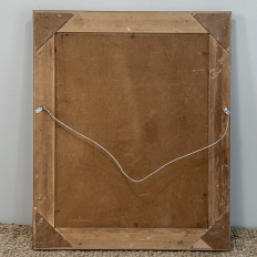 Framed Oil Painting on Panel by Van Herberigs with BOOK