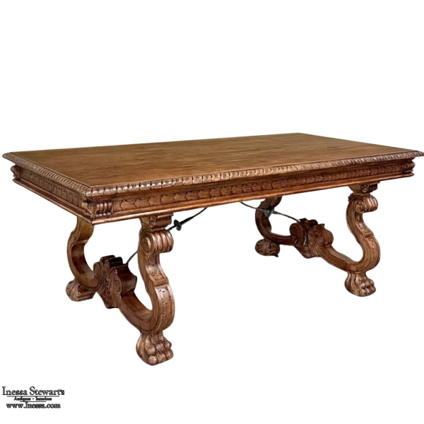 Vintage Spanish Renaissance Dining Table