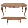 Antique French Louis XV Draw Leaf Dining Table