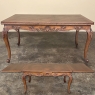 Antique French Louis XV Draw Leaf Dining Table