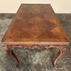 Antique French Louis XV Draw Leaf Dining Table
