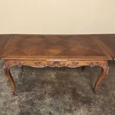 Antique French Louis XV Draw Leaf Dining Table