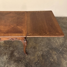 Antique French Louis XV Draw Leaf Dining Table