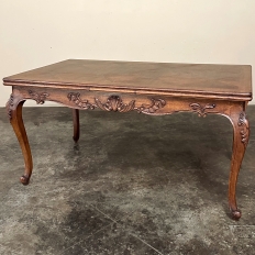 Antique French Louis XV Draw Leaf Dining Table