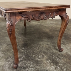 Antique French Louis XV Draw Leaf Dining Table