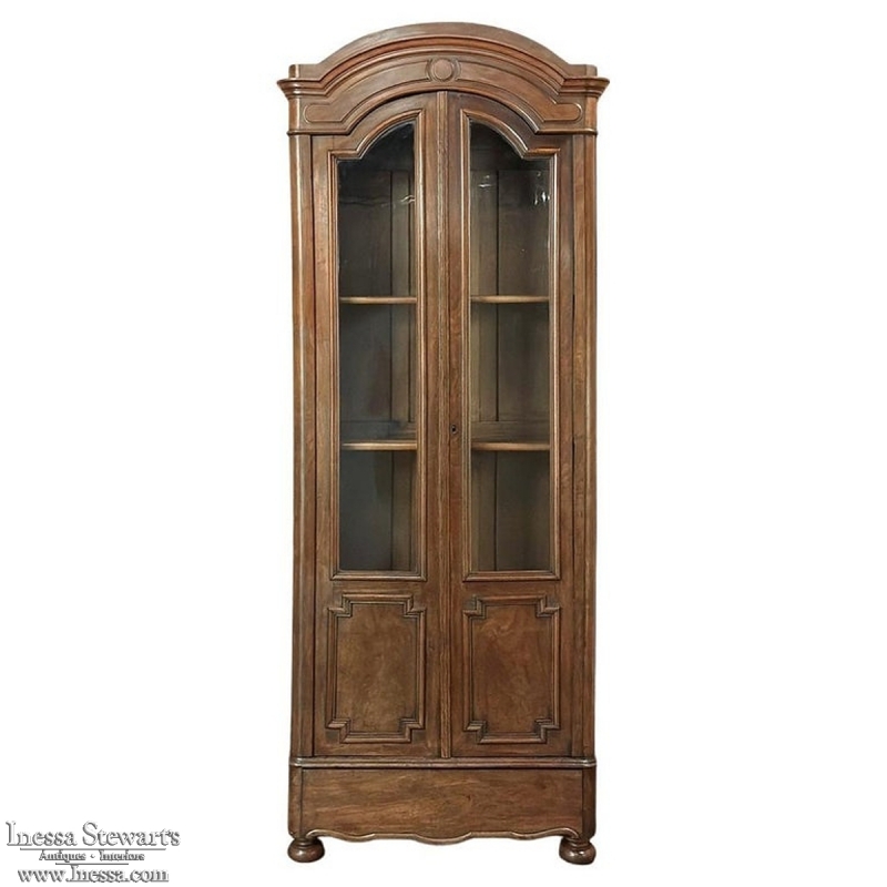 19th Century French Louis Philippe Period Vitrine ~ Bookcase