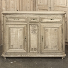 18th Century French Louis XVI Period Buffet in Stripped Oak