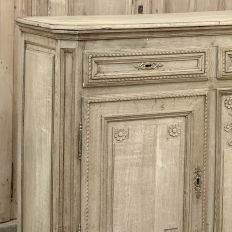 18th Century French Louis XVI Period Buffet in Stripped Oak