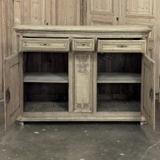 18th Century French Louis XVI Period Buffet in Stripped Oak