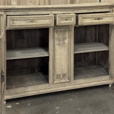 18th Century French Louis XVI Period Buffet in Stripped Oak