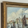 Antique Framed Oil Painting on Canvas by Rene Clarot (1882-1972)
