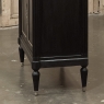 Antique French Louis XVI Petite Mahogany Buffet with Carrara Marble