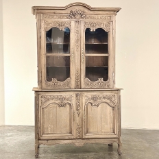 Early 19th Century Country French Bookcase ~ China Buffet from Normandie