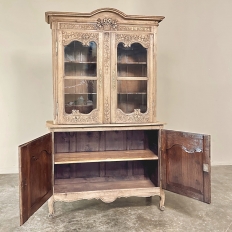 Early 19th Century Country French Bookcase ~ China Buffet from Normandie