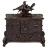 19th Century Black Forest Hand-Carved Jewelry Box