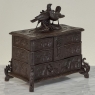 19th Century Black Forest Hand-Carved Jewelry Box