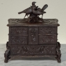 19th Century Black Forest Hand-Carved Jewelry Box