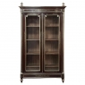 Napoleon III Period French Louis XVI Mahogany & Bronze Bookcase ~ Bibliotheque