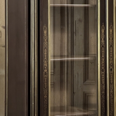 Napoleon III Period French Louis XVI Mahogany & Bronze Bookcase ~ Bibliotheque