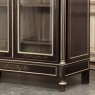 Napoleon III Period French Louis XVI Mahogany & Bronze Bookcase ~ Bibliotheque