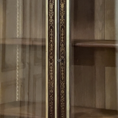 Napoleon III Period French Louis XVI Mahogany & Bronze Bookcase ~ Bibliotheque