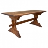 Rustic Trestle Dining Table