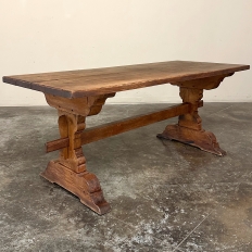 Rustic Trestle Dining Table