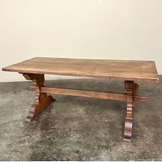 Rustic Trestle Dining Table