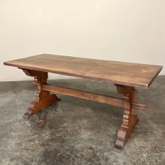 Rustic Trestle Dining Table