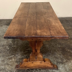Rustic Trestle Dining Table