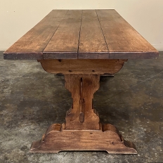 Rustic Trestle Dining Table
