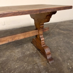 Rustic Trestle Dining Table
