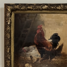 19th Century Framed Oil Painting on Canvas by Henry Schouten (1857-1927)
