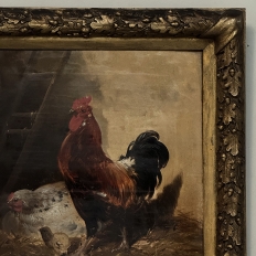 19th Century Framed Oil Painting on Canvas by Henry Schouten (1857-1927)