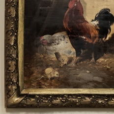 19th Century Framed Oil Painting on Canvas by Henry Schouten (1857-1927)