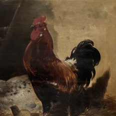 19th Century Framed Oil Painting on Canvas by Henry Schouten (1857-1927)