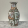 Antique Rose Medallion Porcelain Vase