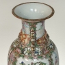 Antique Rose Medallion Porcelain Vase
