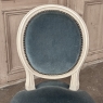 Set of 8 French Louis XVI Painted Dining Chairs includes 2 Armchairs